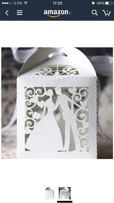 Finalmente arrivate le scatoline per i confetti! - 1