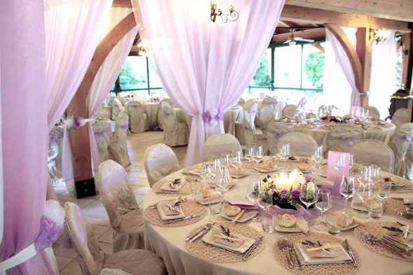L'allestimento della sala