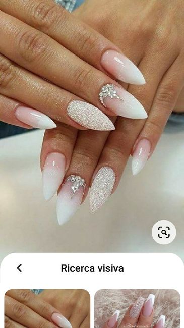 Wedding nails - baby boomer - 1