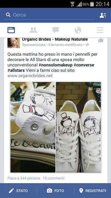 Scarpe da tennis da sposa - 1