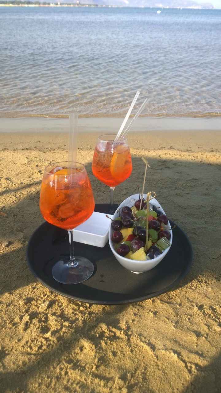 aperitivo in spiaggia