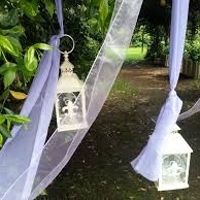 Decorazioni bianche vintage