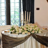 Decorazioni tavolo sposi foto 📷 - 1