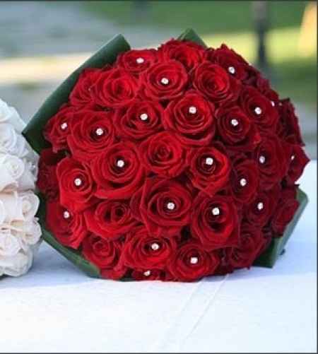 Bouquet rose rosse