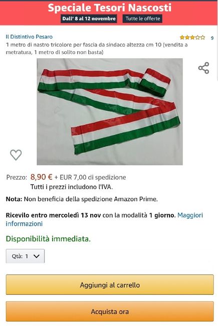 Fascia tricolore. 1