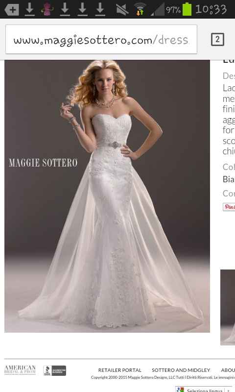 Brand abito da sposa: maggie sottero e villais - 1