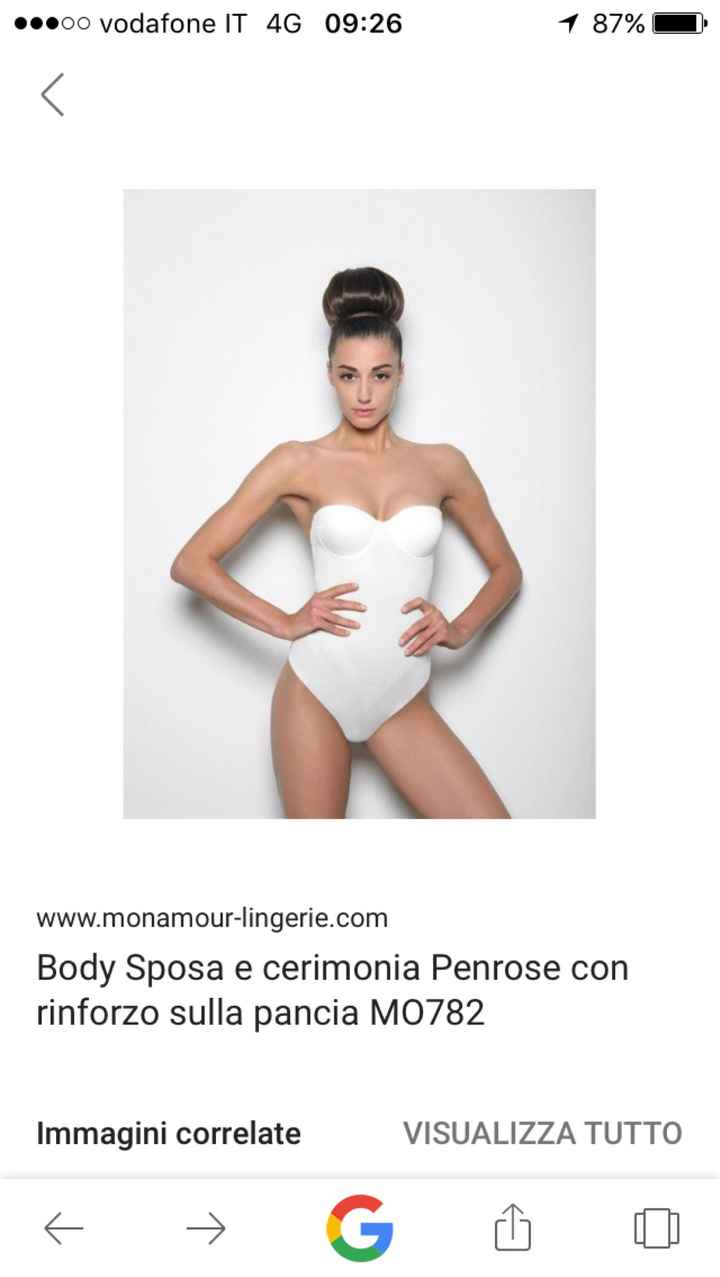  Body o corpetto con schiena nuda - 1