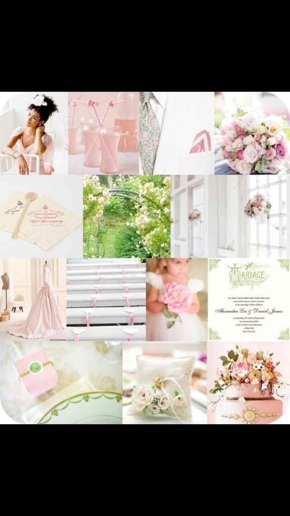 Colore scelto, bianco + rosa chiaro e x il tema l'amore ke idee mi potete dare sul tema? - 5