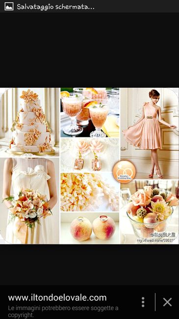 Matrimonio color pesca... - 1