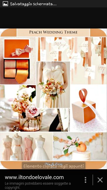 Matrimonio color pesca... - 2