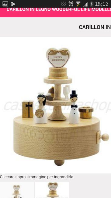 Bomboniera vintage carillon - 1