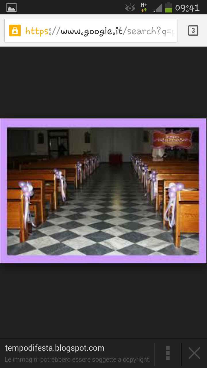 Allestimento "particolare" della chiesa - 1