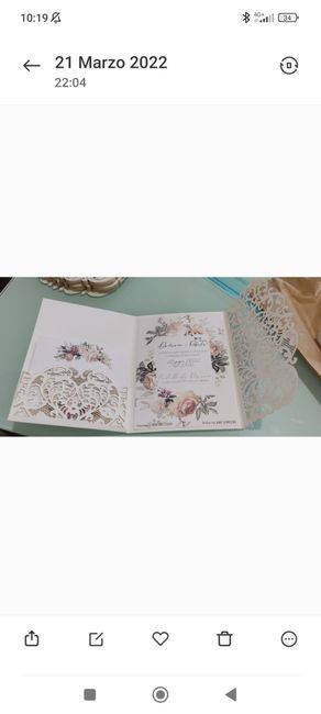 Finalmente le partecipazioni sono pronte!!! 3