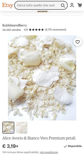 Petali anziché riso 4