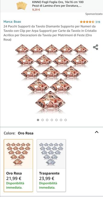 Consiglio segnaposti ! 1