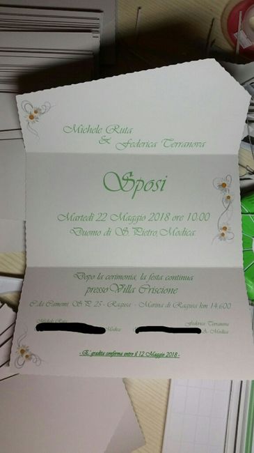  💚🔜✉✉✉ Partecipazioni.....work in progress! 🎉🎉🎉 - 2