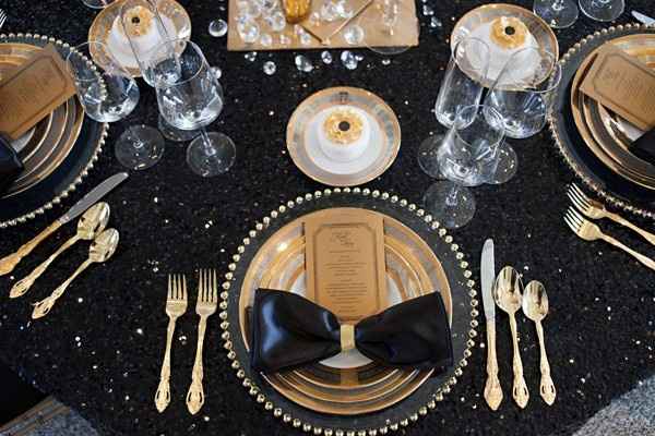 Black and gold.