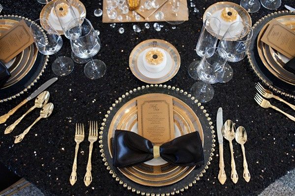 Black and gold.