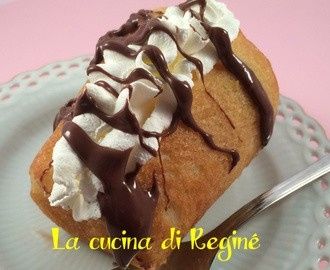 Babà con nutella e panna.