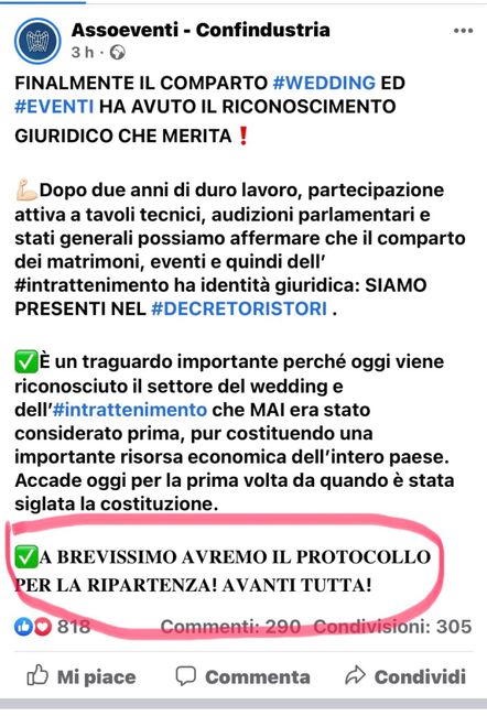 Buone notizie? Speriamo di sì ! 1