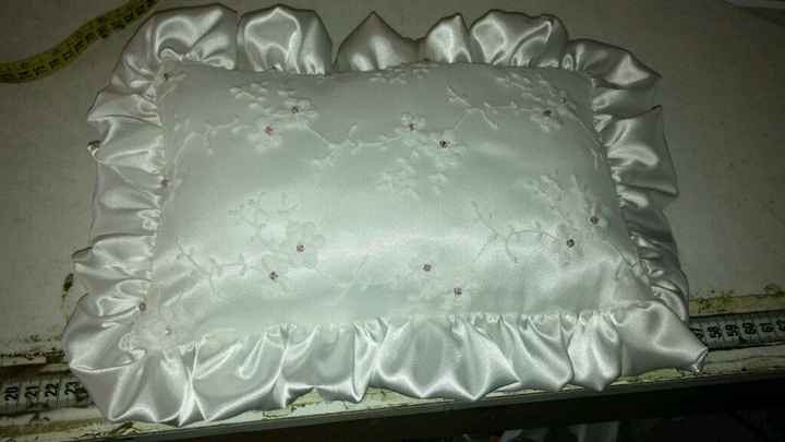 Cuscino porta fedi... ecco il mio, mi fate vedere i vostri - 1