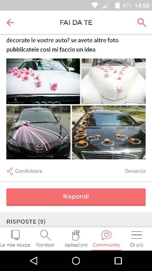 L'auto degli sposi: spunti per decorarla - 1