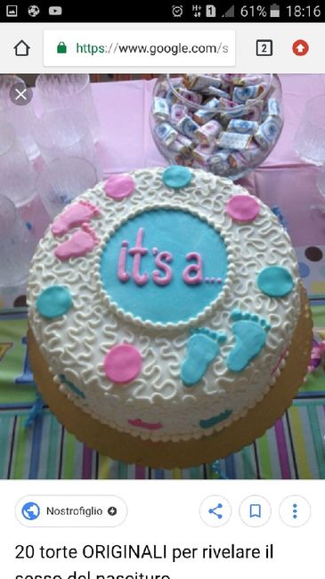 Festa per il sesso del bimbo😍 2