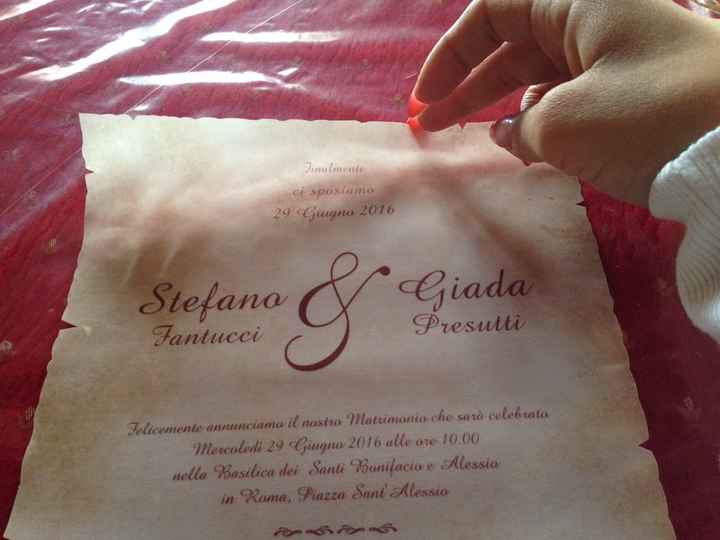 Le mia partecipazione..originale! - 2