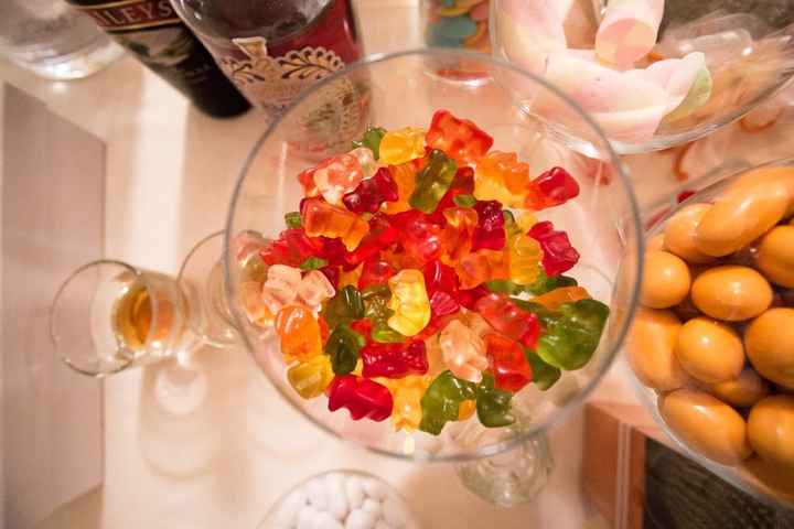 allestimento tavolo confettata