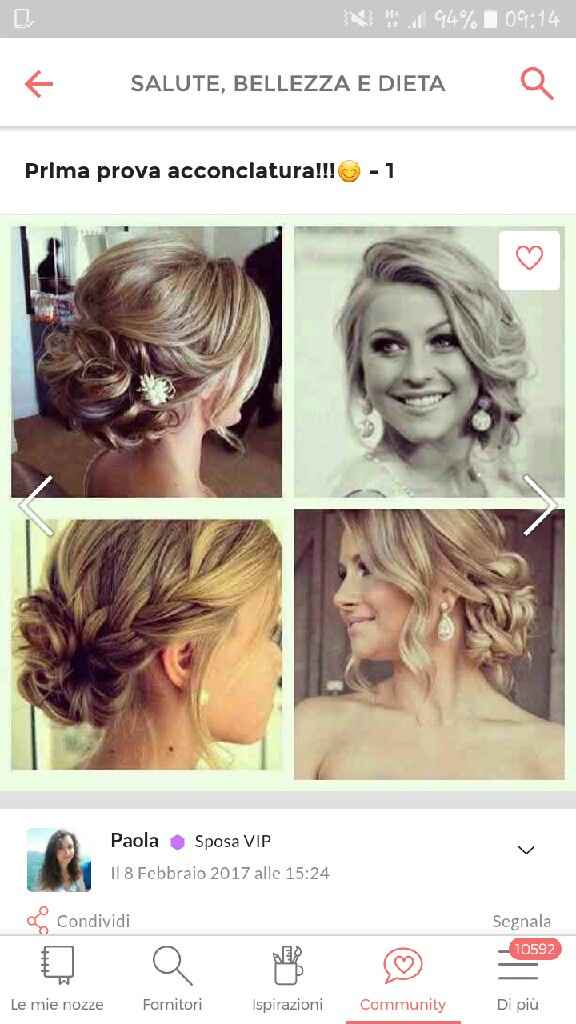 Velo e acconciatura .. - 2