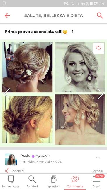 Velo e acconciatura .. - 2