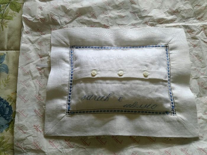 Cuscino porta fedi - fatto in 3 - 2