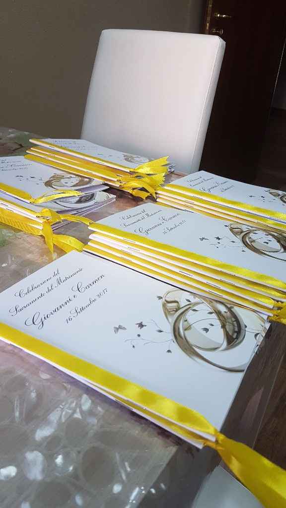  Costo libretti messa - 2