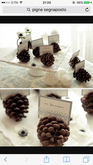 Pigne segnaposto - 2