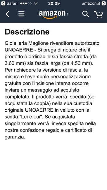 Dubbio sui mm delle fedi classiche 5 gr 2