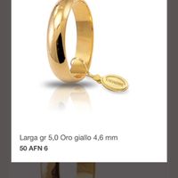 Dubbio sui mm delle fedi classiche 5 gr - 2