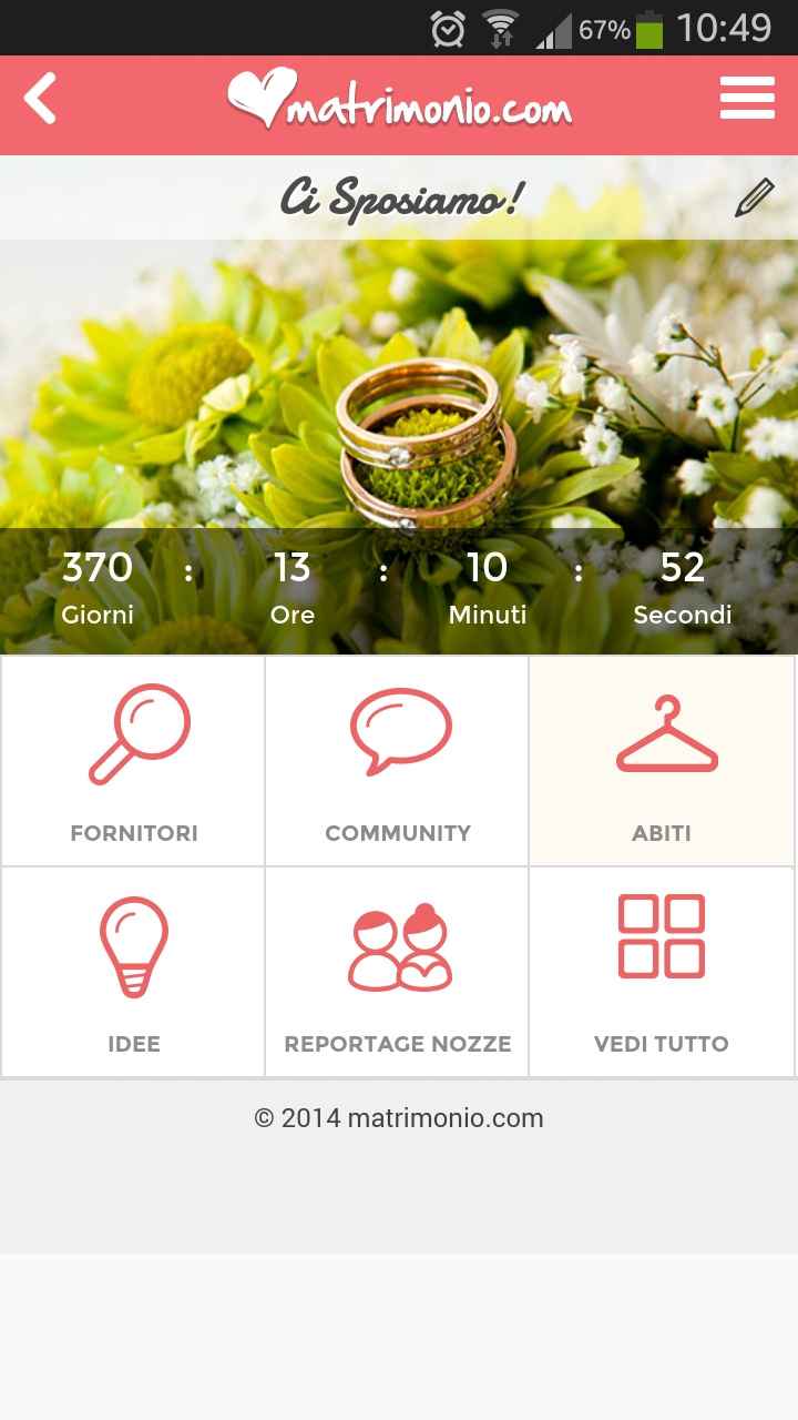 Quanto manca alle vostre nozze? - 1