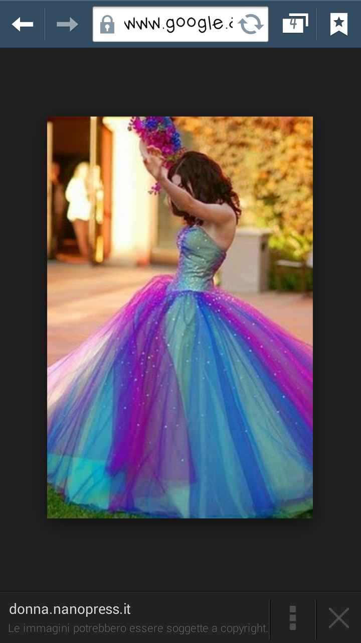Abiti da sposa - colorati - 1