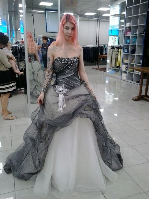 Mio abito nero e bianco - 1