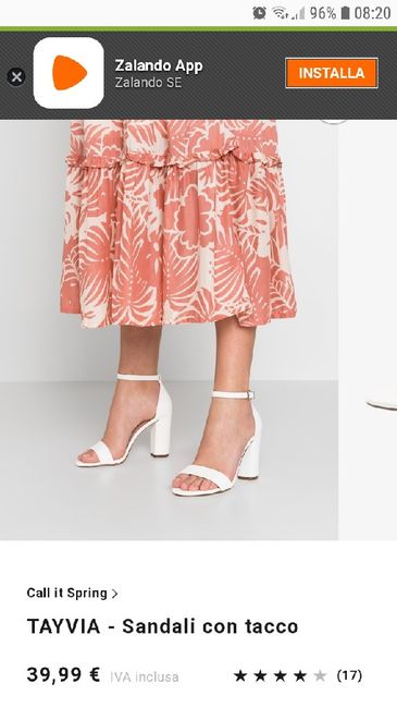 Quanto vi sono costate le scarpe da sposa? - 1