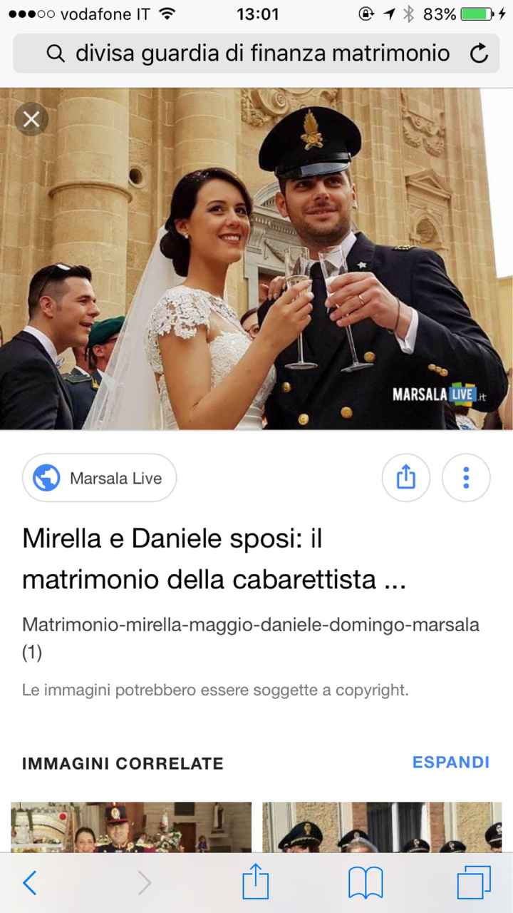 Qualche sposa ha il fidanzato in divisa? - 1