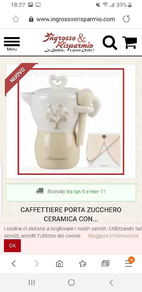 Vi piacerebbe ricevere questa bomboniera? - 1