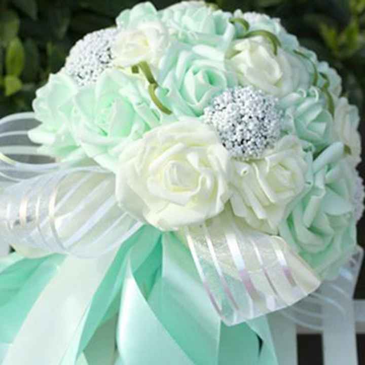 Bouquet color tiffany...