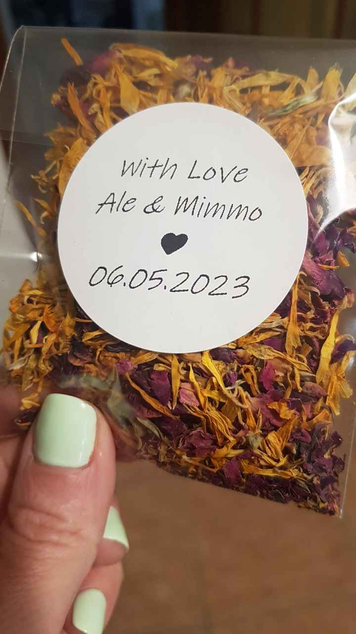 Fiori secchi su Etsy, macchiano? - 2