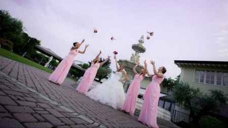 io e le mie damigelle!! 