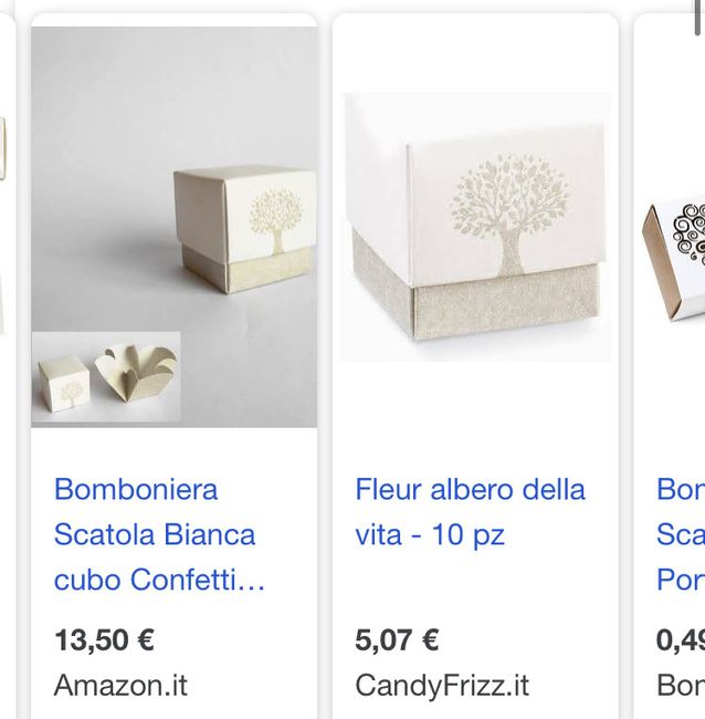 Scatoline porta confetti albero della vita! 4