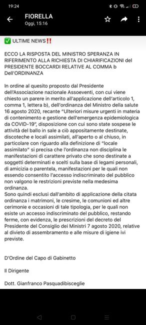 Ansia che uccide. Ristoranti e sale da ballo cosa fate voi? - 1