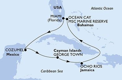 Partenze Crociera msc Seaside - Caraibi e Antille 2
