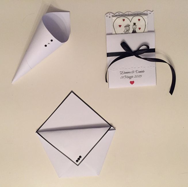 Coni porta riso e porta fazzoletti!