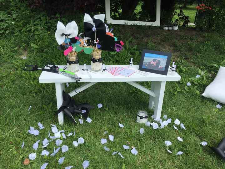 panchina per photo booth